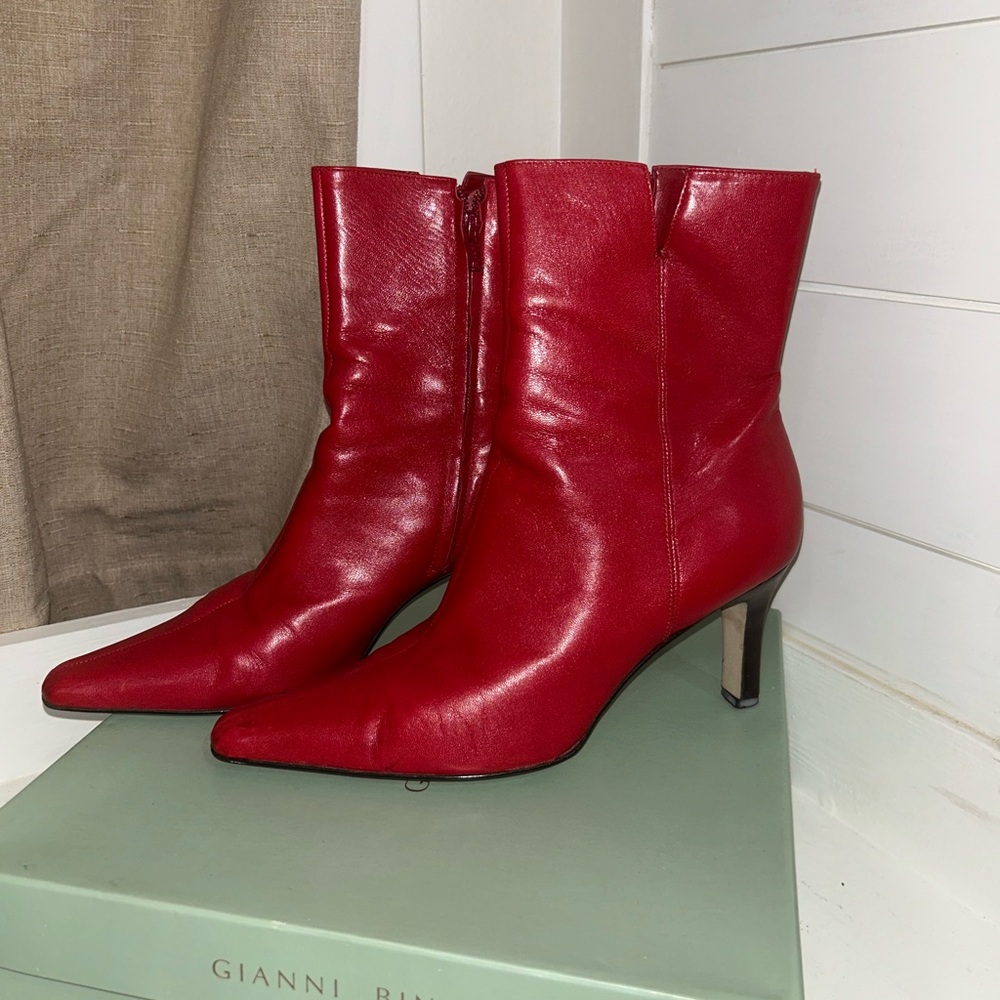 Gianni Bini Anya611 Heels – Apple Red – Size 9M ❤️ - Picture 2 of 5